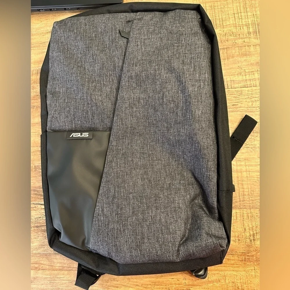 alligator laptop backpack TOTE AND CARRY Black Vegan Alligator Leather Travel Laptop Backpack- 16  1/2\"
